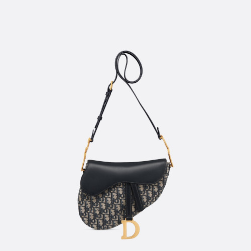 Dior Medium Soft Saddle Bag with Strap