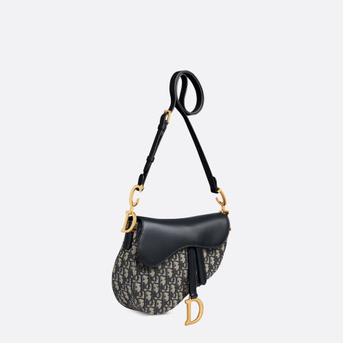Dior Medium Soft Saddle Bag with Strap