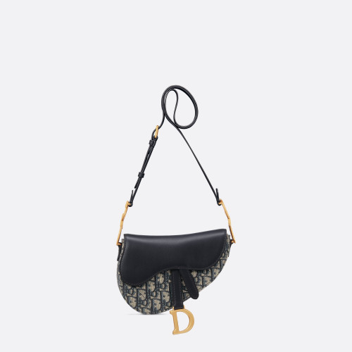 Dior Mini Saddle Bag with Strap