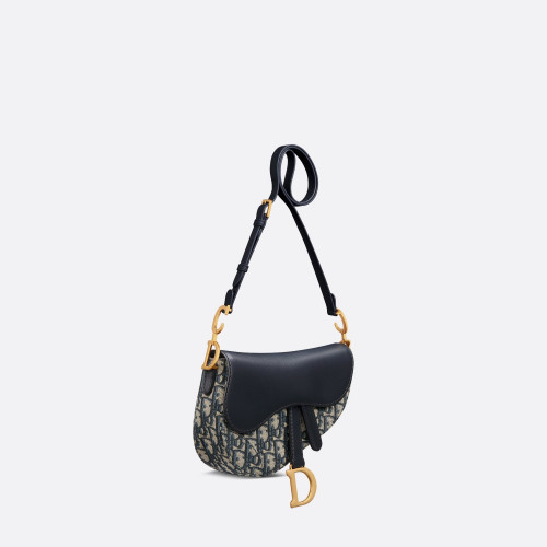 Dior Mini Saddle Bag with Strap