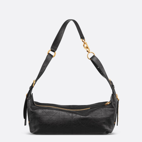 Dior Medium D-Journey Bag in Crinkled Calfskin