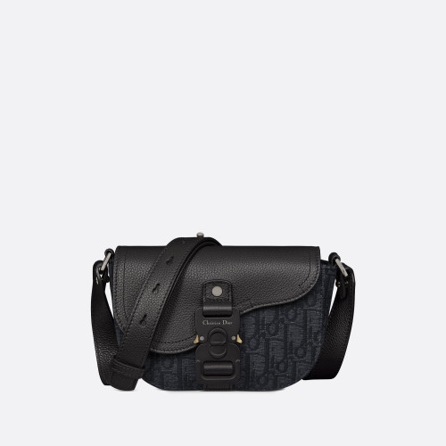 Dior Mini Saddle Messenger Bag with Flap