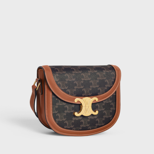 Celine Teen Besace Triomphe IN TRIOMPHE CANVAS AND CALFSKIN