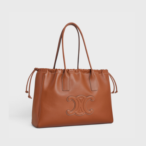Celine Cabas Drawstring Cuir Triomphe Tote Bag IN SMOOTH CALFSKIN