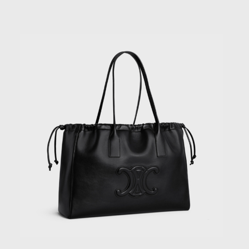 Celine Cabas Drawstring Cuir Triomphe Tote Bag IN SMOOTH CALFSKIN