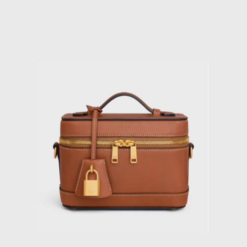 Celine Vanity Case in Shiny Calfskin