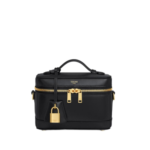 Celine Vanity Case in Shiny Calfskin