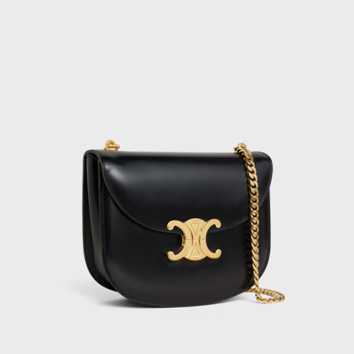 Celine Chain Besace Clea IN SHINY CALFSKIN