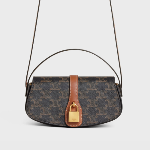 Celine Clutch on Starp Tabou IN TRIOMPHE CANVAS and calfskin