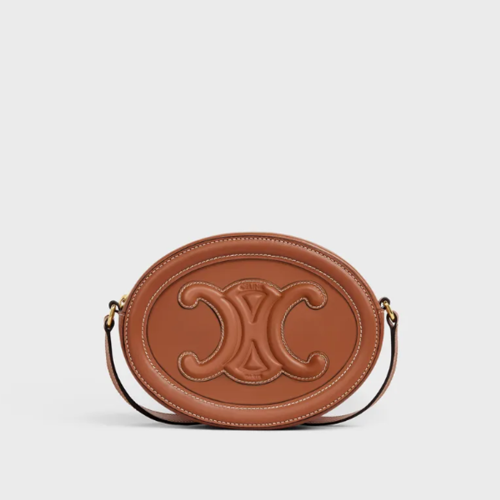 Celine Crossbody Oval Purse Cuir Triomphe IN SMOOTH CALFSKIN