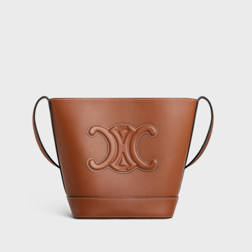 Celine Cuir Triomphe Small Bucket Bag