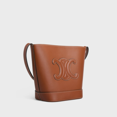 Celine Cuir Triomphe Small Bucket Bag