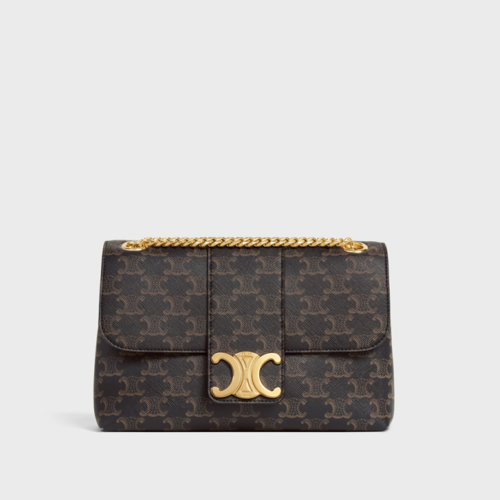 Celine Medium Victoire Bag IN TRIOMPHE CANVAS