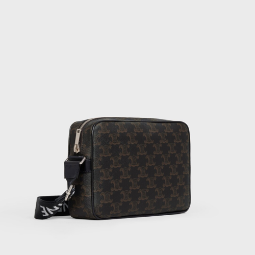 Celine Medium Messenger bag IN Triomphe Canvas and calfskin