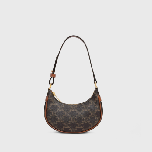 Celine Mini Ava IN TRIOMPHE CANVAS AND CALFSKIN