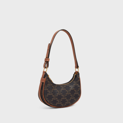 Celine Mini Ava IN TRIOMPHE CANVAS AND CALFSKIN