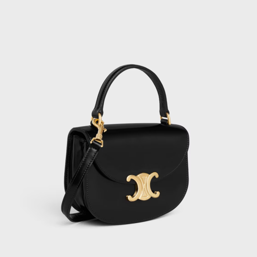 Celine Mini Besace Clea IN SHINY CALFSKIN