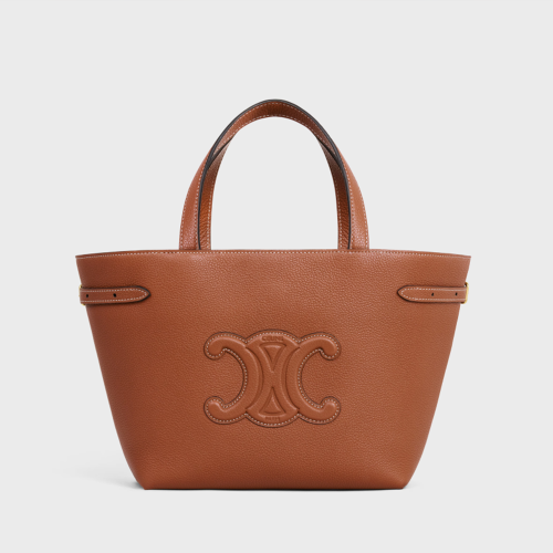 Celine Mini Cabas Anais Cuir Triomphe in Grained calfskin