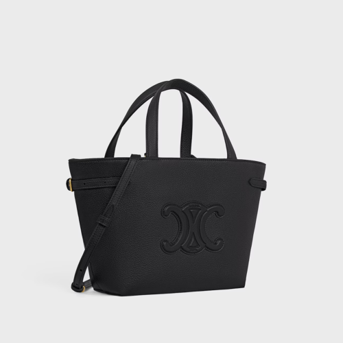 Celine Mini Cabas Anais Cuir Triomphe in Grained calfskin