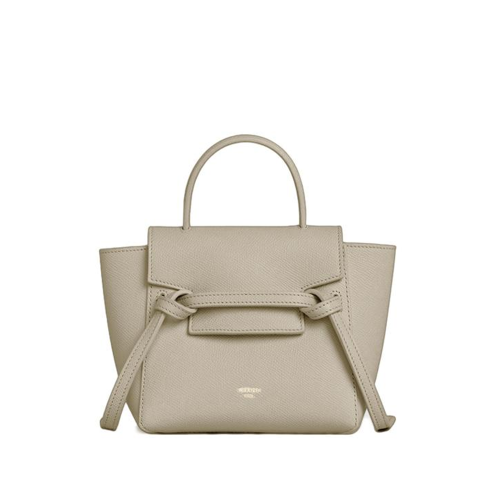 Celine Pico Belt Bag In Grained Calfskin