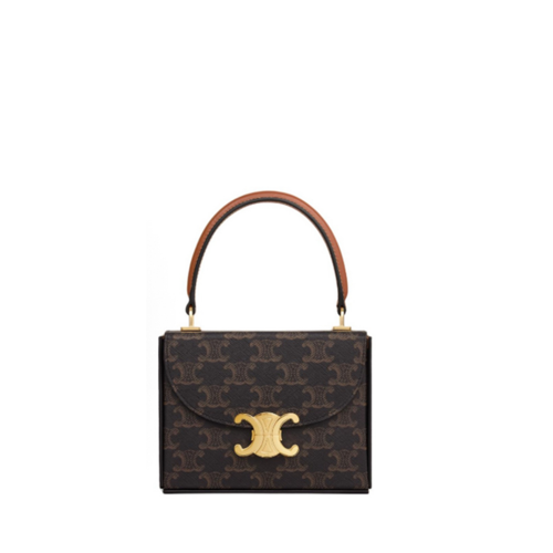 Celine Small Box Blandine IN Triomphe Canvas