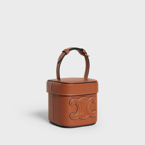 Celine Small Box Cuir Triomphe in Smooth Calfskin