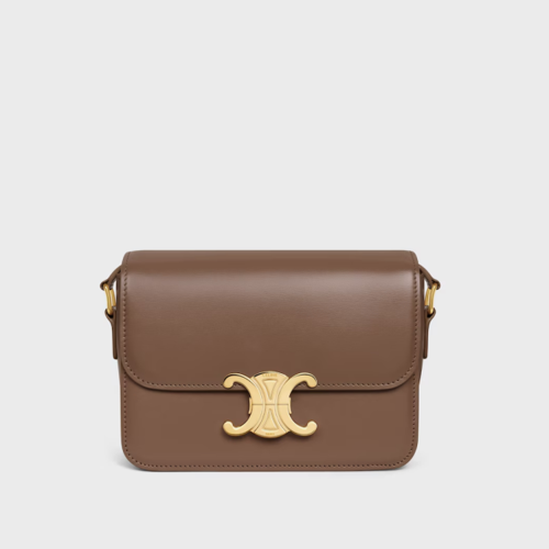 Celine Teen Triomphe Bag in shiny calfskin