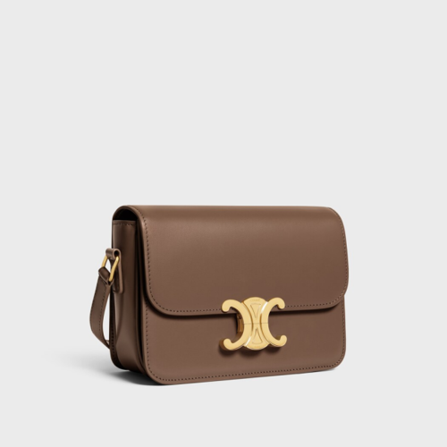 Celine Teen Triomphe Bag in shiny calfskin