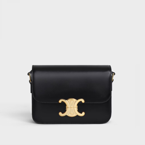 Celine Teen Triomphe Bag IN shiny calfskin