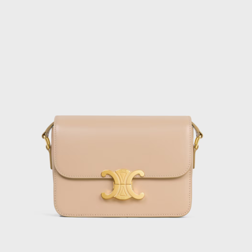 Celine Teen Triomphe Bag in shiny calfskin