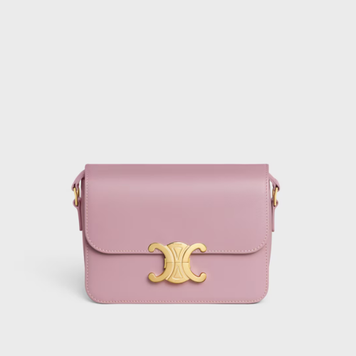 Celine Teen Triomphe Bag in shiny calfskin