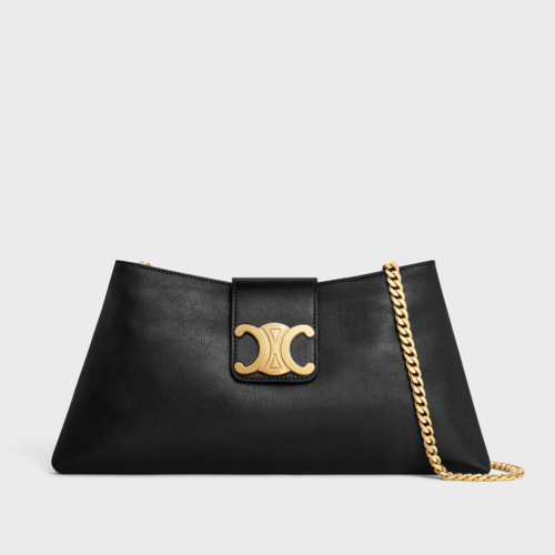 Celine Wiltern Clutch Triomphe Soft In Smooth Calfskin