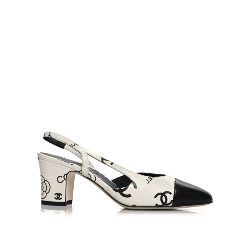 CHANEL 23P Mademoiselle Coco Sling Back Hill