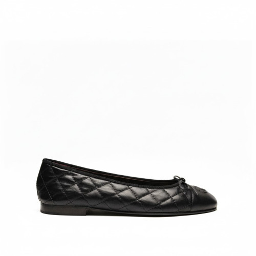 CHANEL classic quilting ballerina shoes