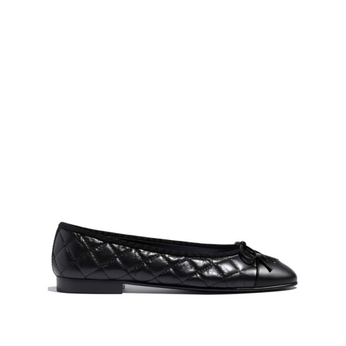 CHANEL Ballerina Quilting Flat Shoes