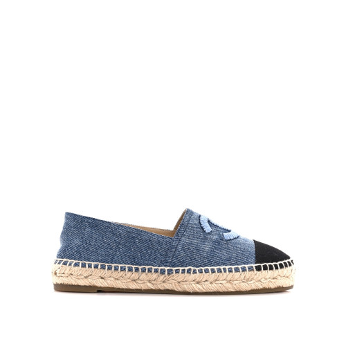 CHANEL CC Logo Denim EspaDue