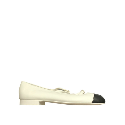 CHANEL Ribbon Ballerina Remskine Flats