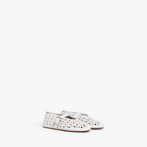 Alaia BALLET FLATS IN VIENNE LAMBSKIN