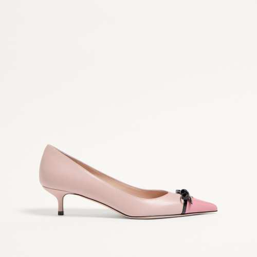 Valentino Garavani Bepointy patent leather and kidskin pump
