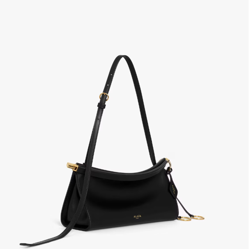 ALAIA LE CLICK EAST WEST SMALL BAG IN LEATHER