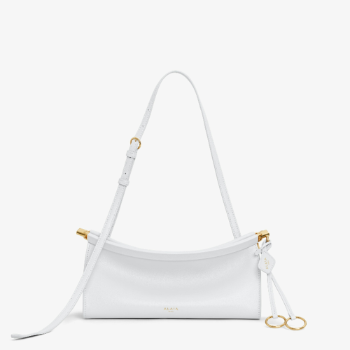 ALAIA LE CLICK EAST WEST MEDIUM BAG IN LEATHER