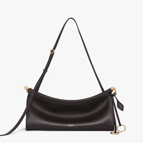 ALAIA LE CLICK EAST WEST MEDIUM BAG IN LEATHER
