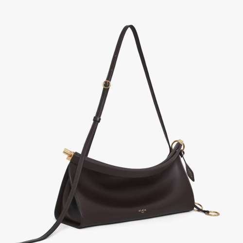 ALAIA LE CLICK EAST WEST MEDIUM BAG IN LEATHER