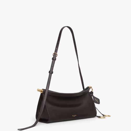 ALAIA LE CLICK EAST WEST SMALL BAG IN LEATHER