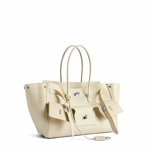 Balenciaga Womens Bel Air Carry All Bag Medium in Soya