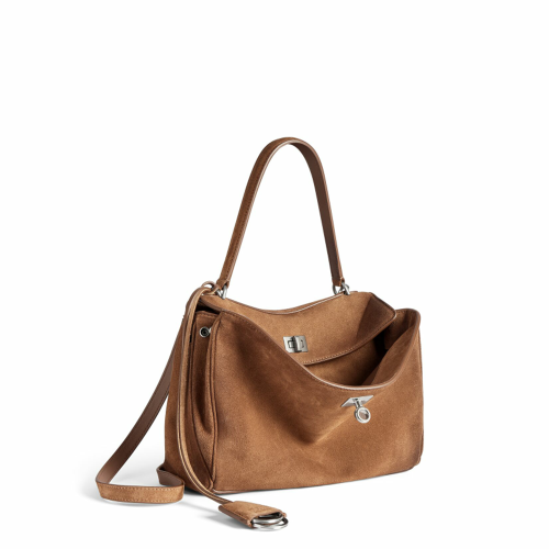 Balenciaga Womens Rodeo Handbag Small in Camel