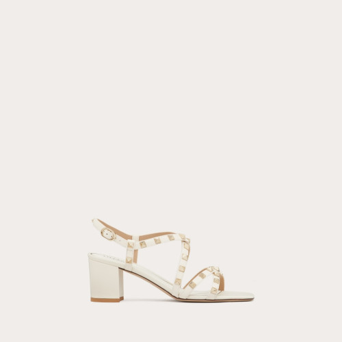 Valentino ROCKSTUD calfskin strappy sandals (6cm heel)