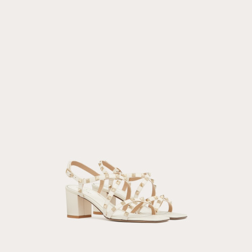 Valentino ROCKSTUD calfskin strappy sandals (6cm heel)