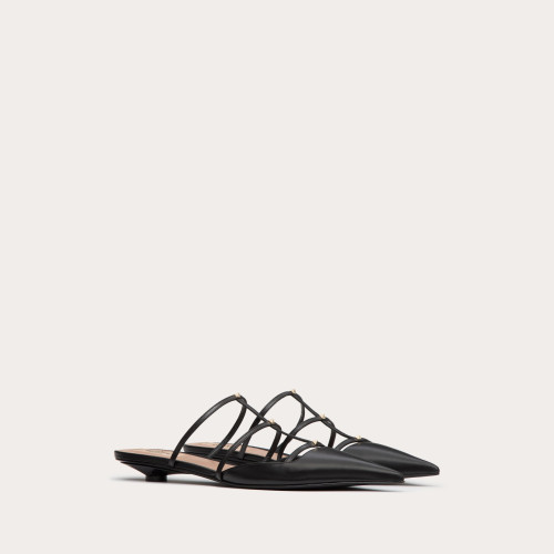 Valentino ROCKSTUD WISPY CALFSKIN MULE