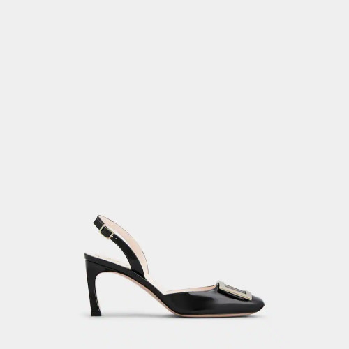 Roger Vivier Trompette Slingback Pumps in patent leather